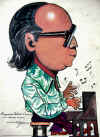 Caricatura de Waldir Calmon feita por Lery