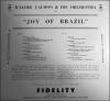 Contracapa do LP Joy of Brazil